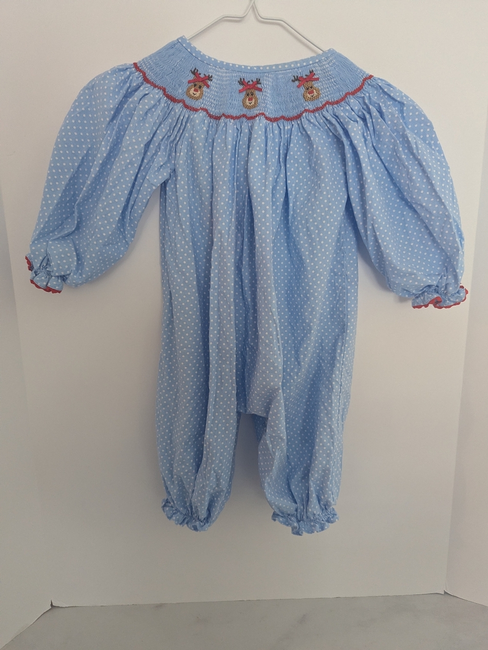 Busy Bee Smock Christmas Romper
